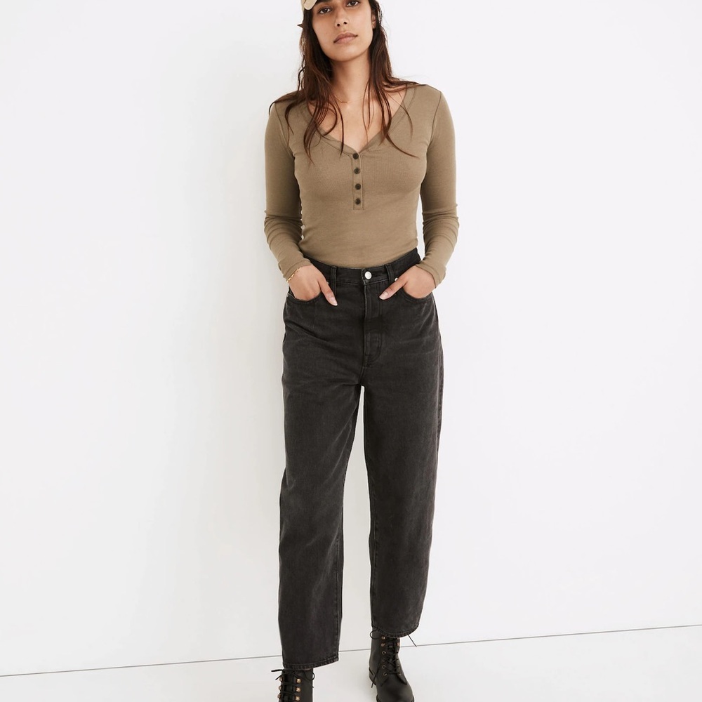 Madewell Balloon Jeans in Noll Wash